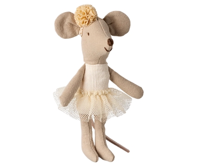 Souris ballerine petite soeur blanc cassé - MAILEG