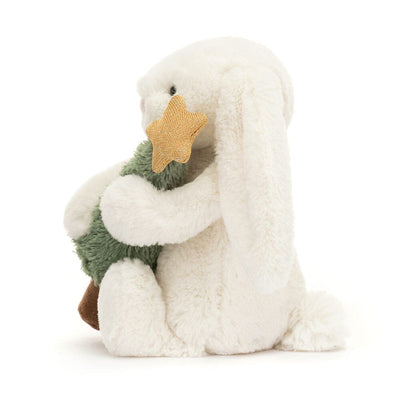 Bashful Bunny with christmas tree - JELLYCAT BB6CT 670983155174