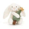 Bashful Bunny with christmas tree - JELLYCAT BB6CT 670983155174