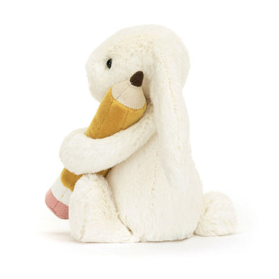 Bashful Bunny with Pencil - JELLYCAT BB6PEN 670983155976