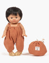 Bloomer Kim en gaze de coton marsala - minikane cg.16.516 3701548438276