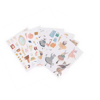 Cahier de stickers la petite ecole de danse 20 pages - Moulin Roty 667600 3575676676004