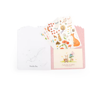 Cahier de stickers Les Rosalies 20 pages - Moulin Roty 710185