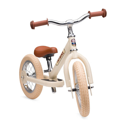 draisienne 2 roues vintage creme mat - TRYBIKE TBSCREME