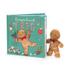 Gingerbread Fred Book - JELLYCAT BK4GBF 670983155525