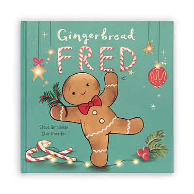 Gingerbread Fred Book - JELLYCAT BK4GBF 670983155525