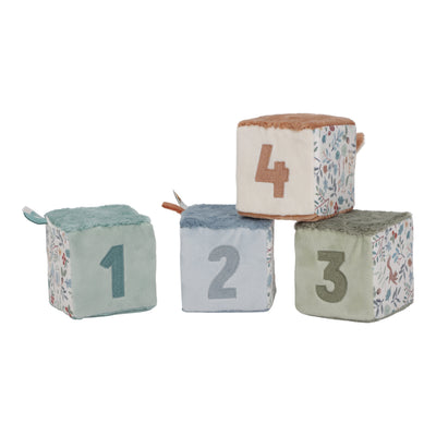 Lot de 4 cubes doux Forest Friends - LITTLE DUTCH LD8916 8713291889163