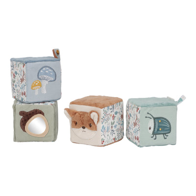 Lot de 4 cubes doux Forest Friends - LITTLE DUTCH LD8916 8713291889163