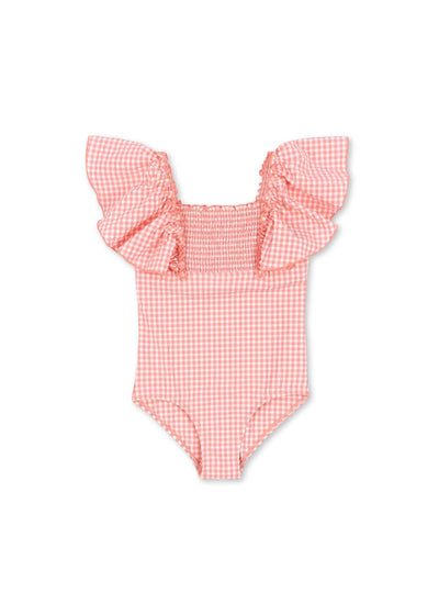 Maillot de bain fresia geranium pink - Konges Sløjd KS102504 18 mois 5715681019504