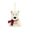 Munro Scottie Dog Decoration - JELLYCAT MUN6SDD 670983155235