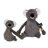 Peluche Trankilou le koala maman et son bébé gris Les Ptipotos - deglingos 73200 4897018367968