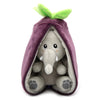 Peluche Velvet l'éléphant/aubergine Flipetz - deglingos 80103 4895242701251