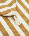 Poncho Portofino honey stripes waffle 1-3 ans - NOBODINOZ 8435574933515 8435574933515