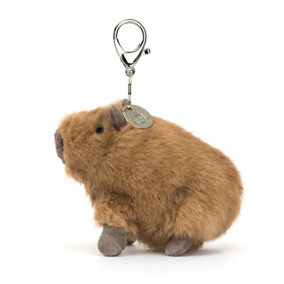 Porte clé Clyde Capybara Bag Charm- JELLYCAT CLY4CBC 670983160109