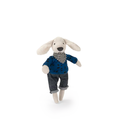 Poupée chien Pilou en boite- MOULIN ROTY 684009 3575676840092