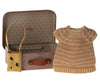 Robe&sac assortis et sa valise, Grande sœur souris - MAILEG 11-4202-00 5707304132691