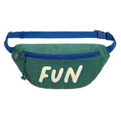 Sac banane little gang velours fun vert- LASSIG 1203043339 4066239130372