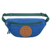 Sac banane little gang velours smile bleu- LASSIG 1203043290 4066239130341