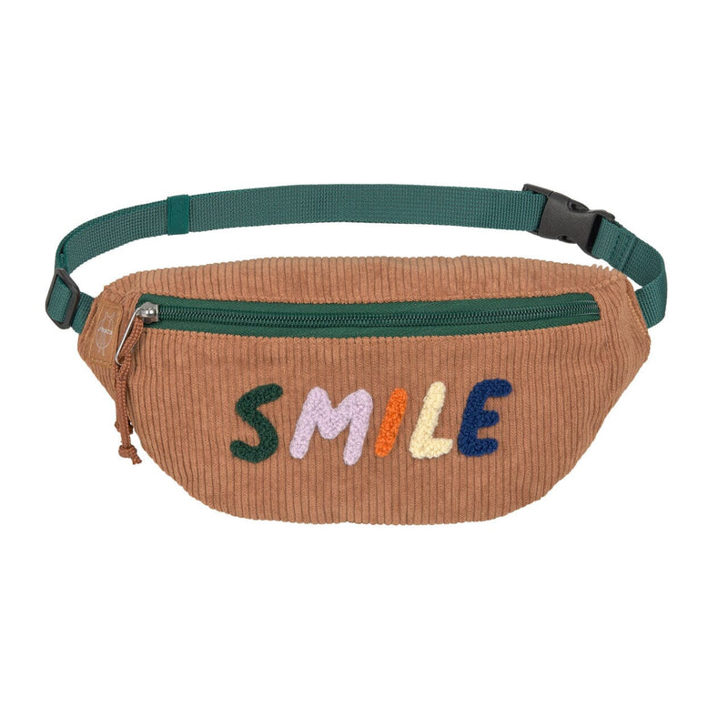 Sac banane little gang velours smile caramel- LASSIG 1203043337 4066239130358