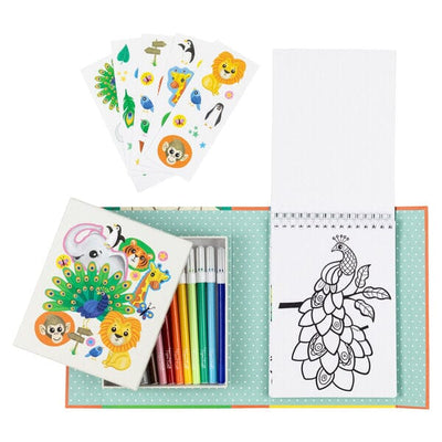 set de coloriage zoo - TIGER TRIBE TT6-0294 9341736101212