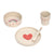 Set de repas happy rascals coeur- LASSIG 1310062642 4066239131409