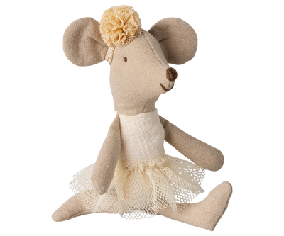 Souris ballerine petite soeur blanc cassé - MAILEG 17-4107-00 5707304138440