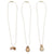 Collier pack de 3 bunny - Konges Sløjd ks2676 5712982711700