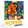 Panorama + 520 gommettes baby animals - poppik MAT016 3760262411446