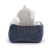 Peluche chat endormi dans son panier - JELLYCAT nap3nc 670983137385