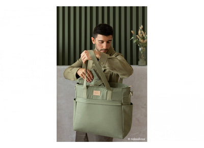 Sac a langer impermeable Baby on the go vert olive - NOBODINOZ 8435574920119 8435574920119